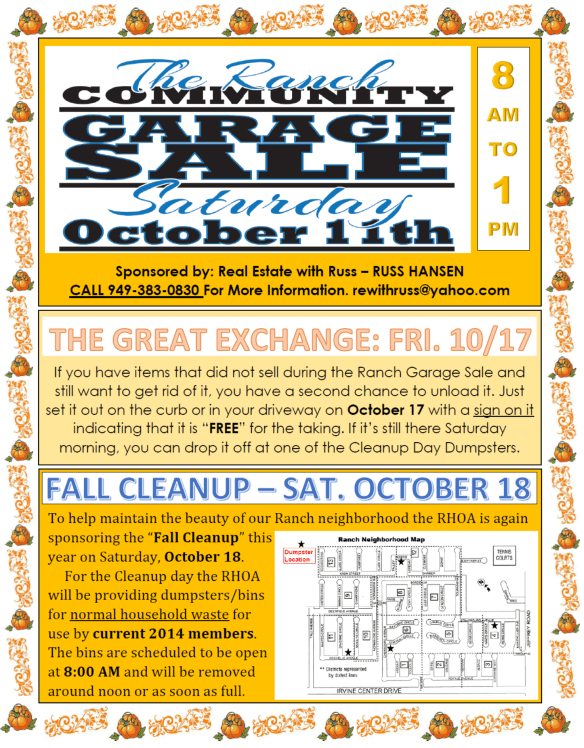 Cleanup Weekend Flyer 2014
